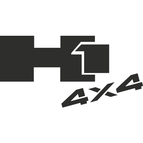 Sticker Hummer 4x4 H1
