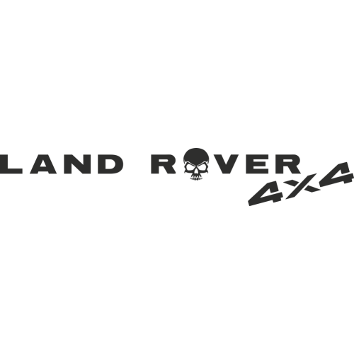 Sticker Land Rover Skull