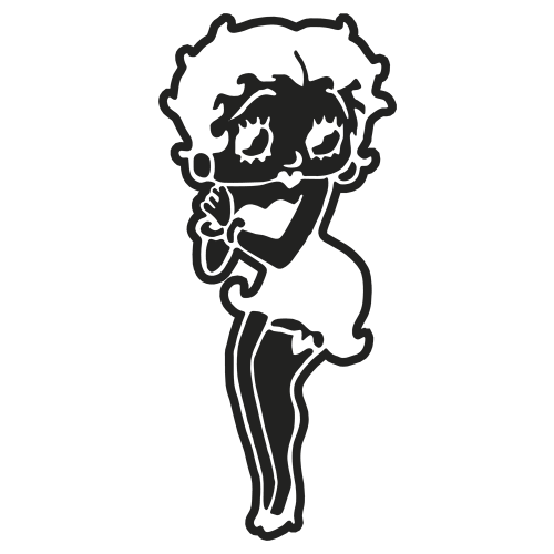 Sticker Betty Boop