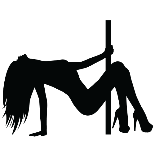 Sticker Silhouette Femme Sexy 31