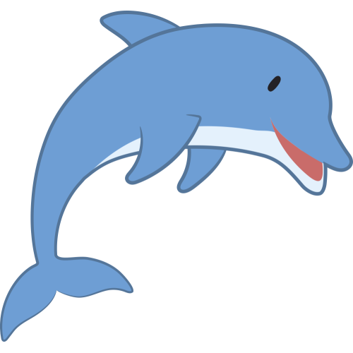 Autocollant Dauphin Enfant