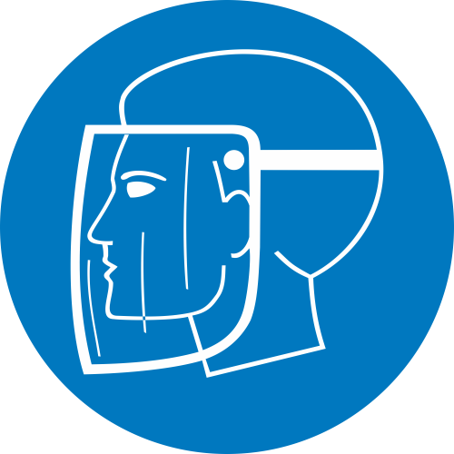 Autocollant Obligation Protéger Visage