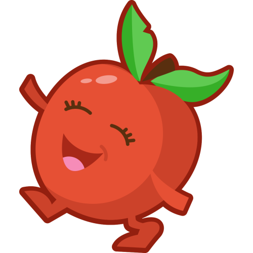 Autocollant Légumes Tomates Smiley