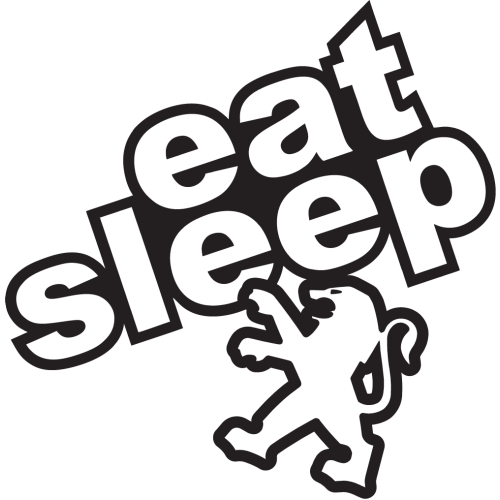Sticker Eat Sleep Peugeot