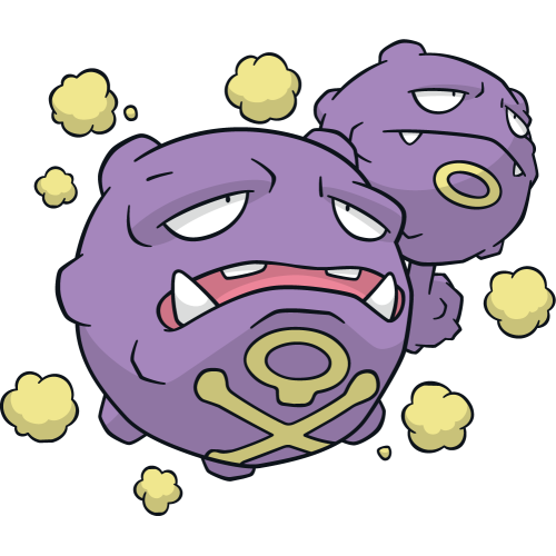 Sticker Pokemon Smogogo