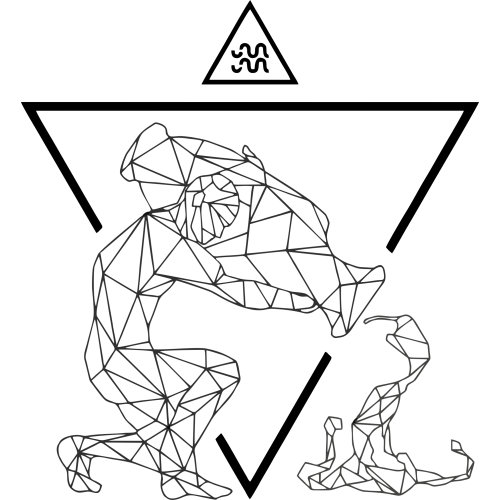 Sticker Astrologie Verseau Ge?ome?trique