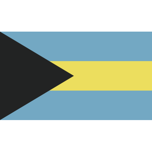 Autocollant Drapeau Bahamas