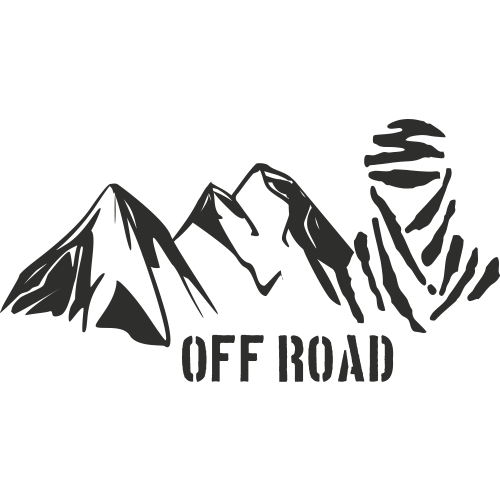 Sticker Montagne Touareg Off Road
