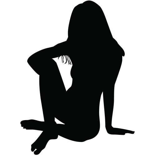 Sticker Silhouette Femme Sexy 40