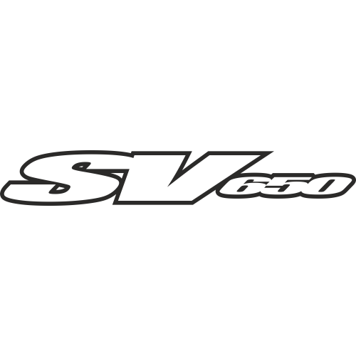 Sticker Suzuki Sv650