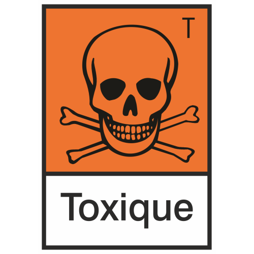 Autocollant Produit Dangereux Toxique