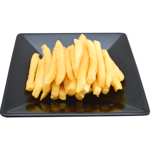 Autocollant Alimentation Frites Assiette