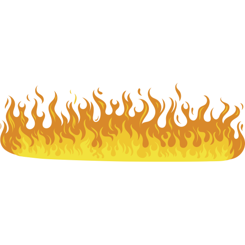 Autocollant Flamme 4