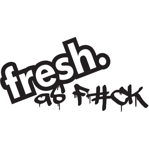 Sticker Jdm Fresh As Fuck