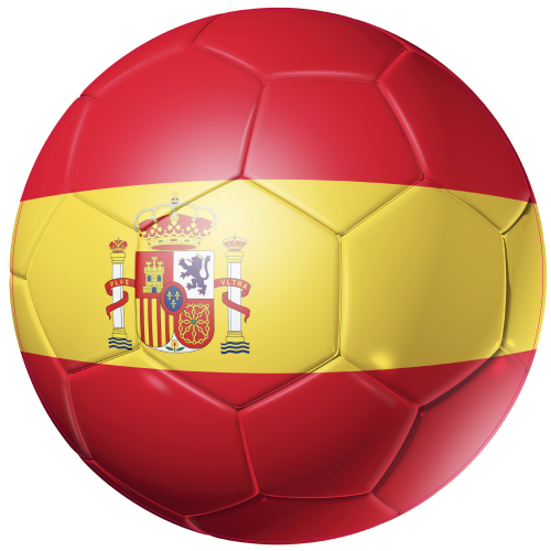 Autocollant Ballon Foot Espagne