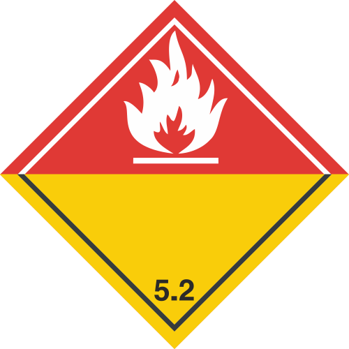 Autocollant Transport Peroxydes Organiques 2