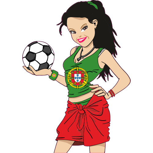 Autocollant Foot Euro 2008 Portugal