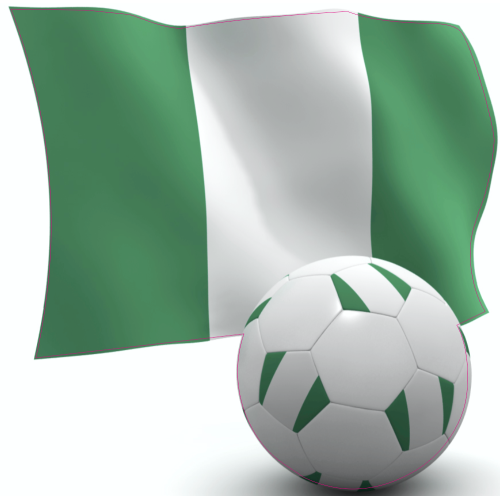 Autocollant Nigeria Foot