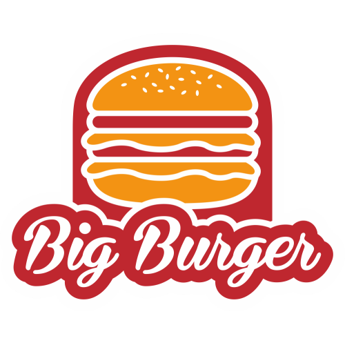 Autocollant Fast Food Big Burger