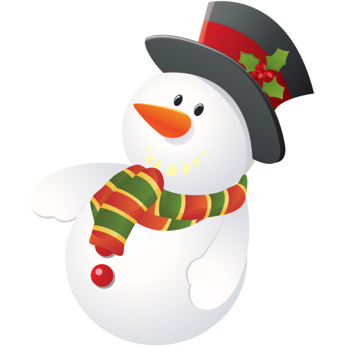 Autocollant Déco Bonhomme De Neige