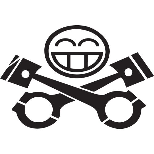 Sticker Smiley Pistons