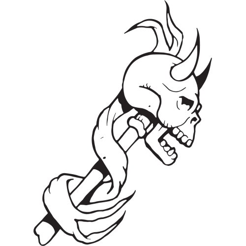 Sticker Tête De Mort