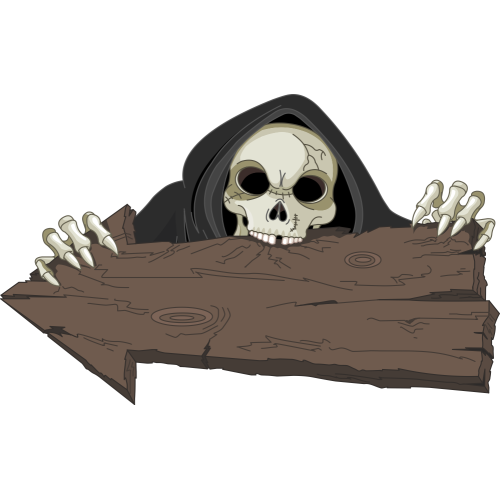 Autocollant Faucheuse Flèche