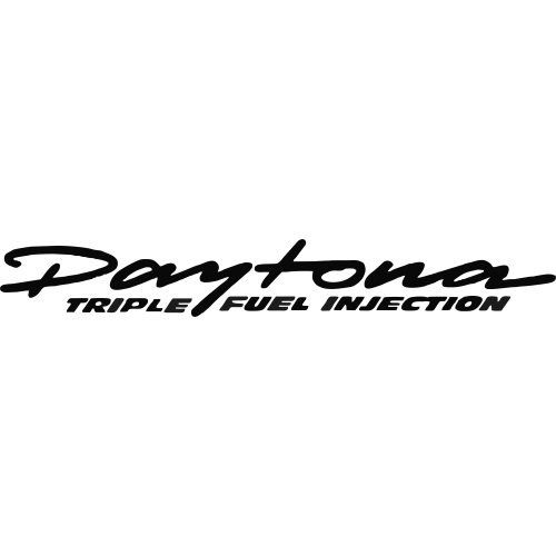 Sticker Daytona Triple Fuel Injection