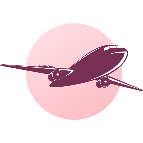 Autocollant Métier Voyage Avion 1