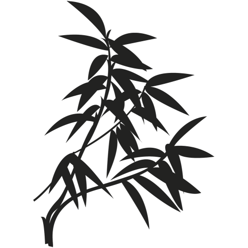 Sticker mural plante