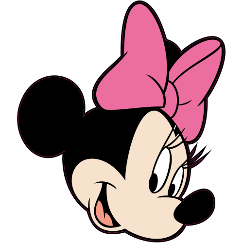 Autocollant Tete Minnie