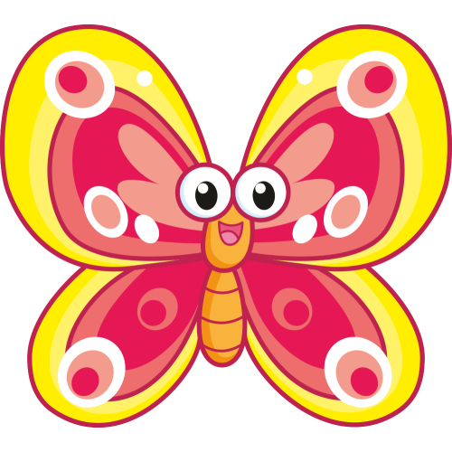 Autocollant Animaux Papillon 2