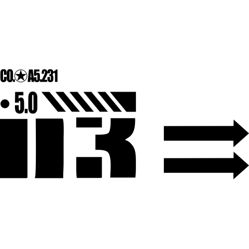 Sticker Ds3 D3 Logo Droite