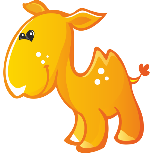 Autocollant Animaux Chameau