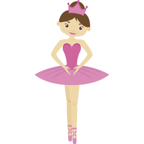 Autocollant Femme Ballerine Enfant