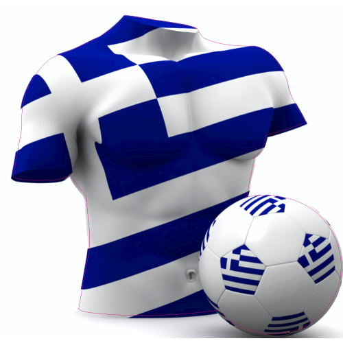 Autocollant Foot Grece