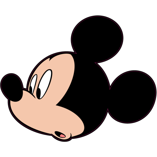 Autocollant Tete Mickey