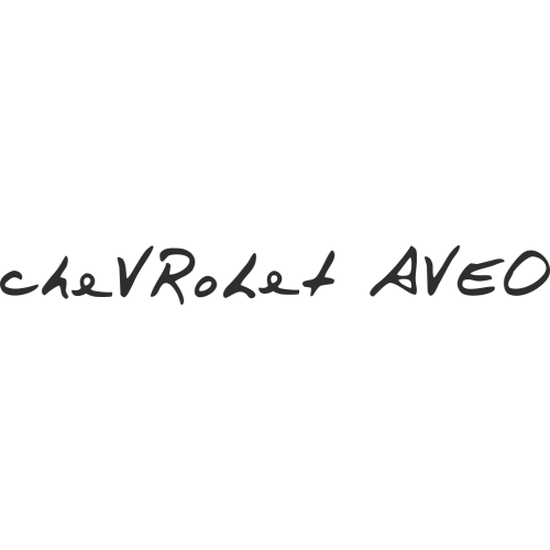 Sticker Chevrolet Aveo