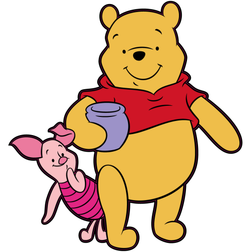 Autocollant Winnie Et Porcinet