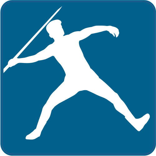 Autocollant Lance Javelot A