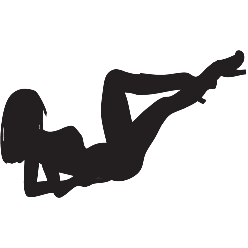 Sticker Silhouette Femme Sexy