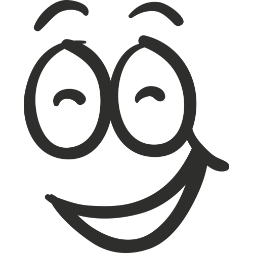 Sticker Smiley Sourire