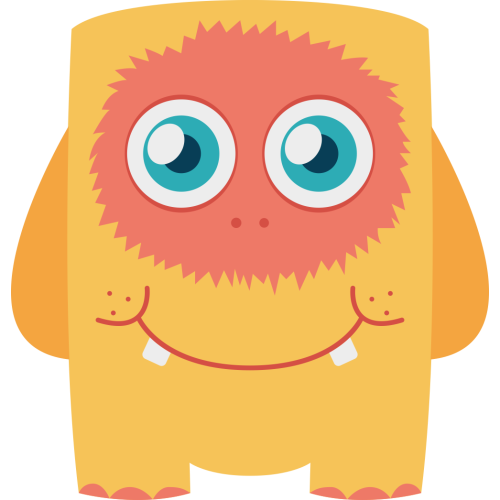 Autocollant Monstre Enfant 25