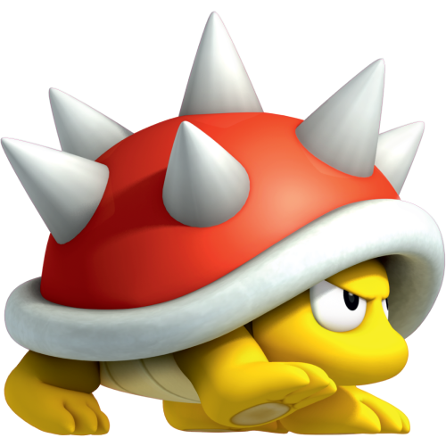 Autocollant Mario Spiny