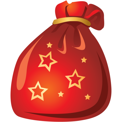 Autocollant Déco Noel Sacoche