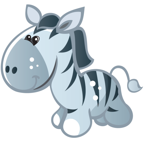 Autocollant Zebre 2 Pour Enfants