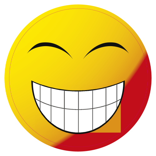 Autocollant Smiley