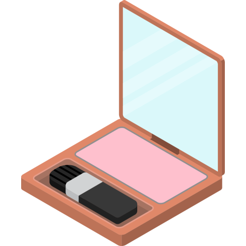 Autocollant Métier Esthétique Blush