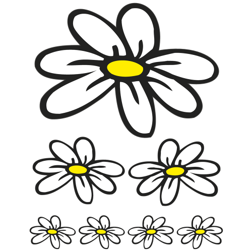 Autocollant Margueritte