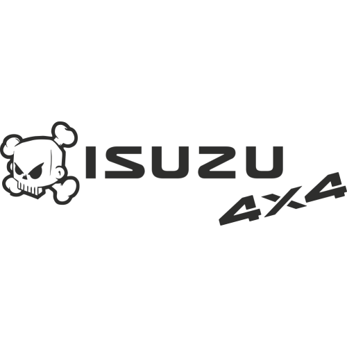 Sticker Isuzu 4x4
